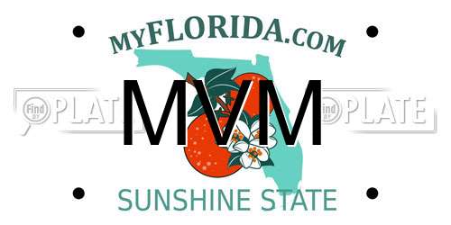 MVM Florida License Plate