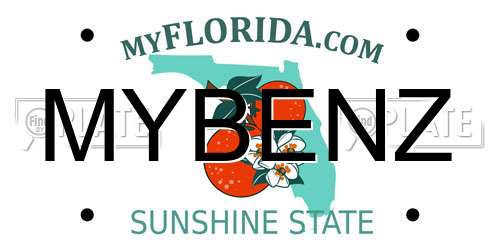 MYBENZ Florida License Plate