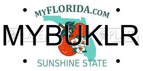 MYBUKLR Florida License Plate
