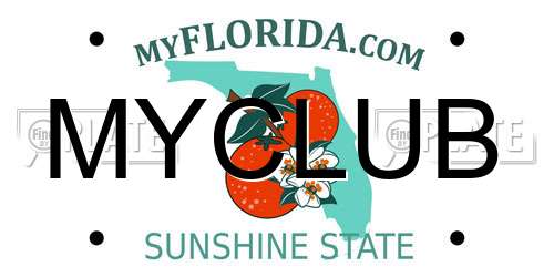 MYCLUB Florida License Plate