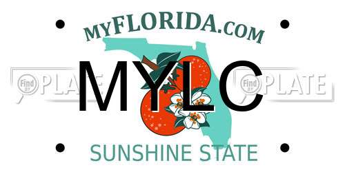 MYLC Florida License Plate