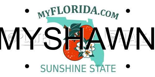 MYSHAWN Florida License Plate