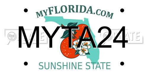 MYTA24 Florida License Plate