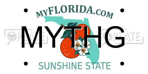 MYTHG Florida License Plate