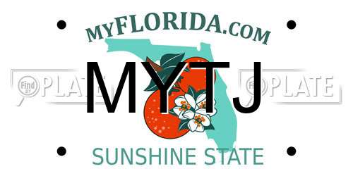 MYTJ Florida License Plate