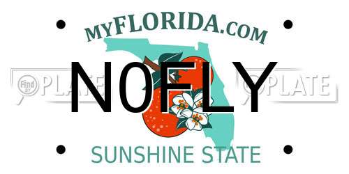N0FLY Florida License Plate