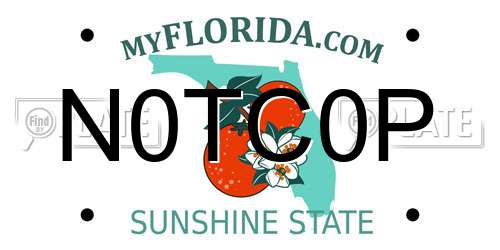 N0TC0P Florida License Plate