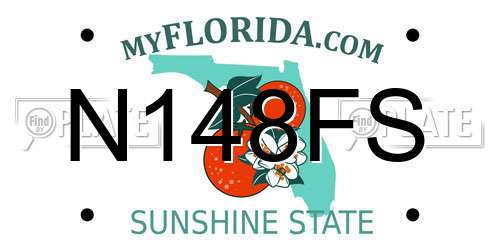 N148FS Florida License Plate