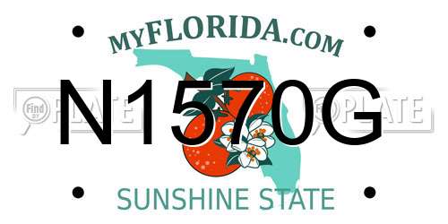 N1570G Florida License Plate
