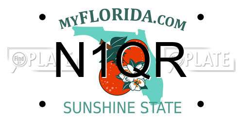 N1QR Florida License Plate