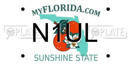 N1UL Florida License Plate