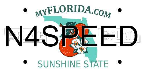 N4SPEED Florida License Plate