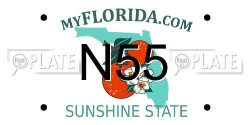 N55 Florida License Plate