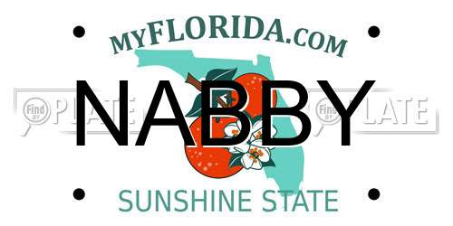NABBY Florida License Plate