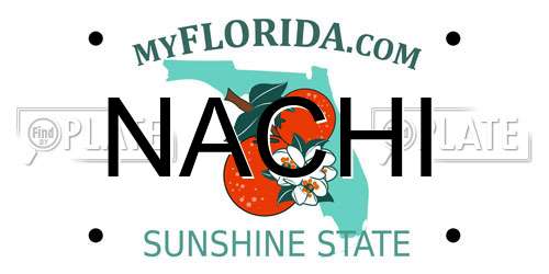 NACHI Florida License Plate