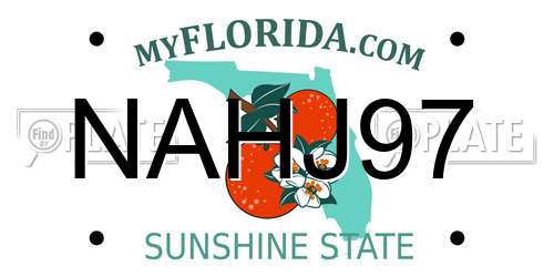 NAHJ97 Florida License Plate