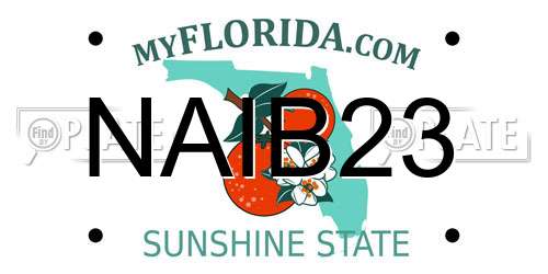 NAIB23 Florida License Plate