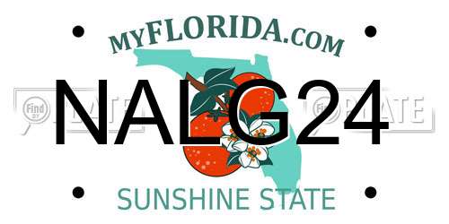 NALG24 Florida License Plate