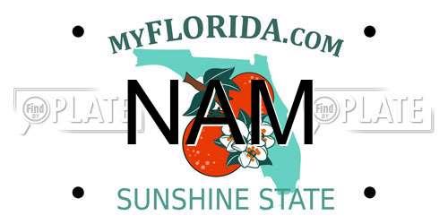 NAM Florida License Plate