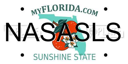 NASASLS Florida License Plate