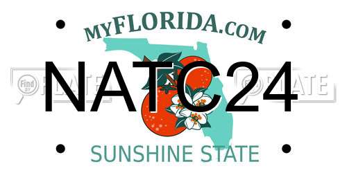 NATC24 Florida License Plate