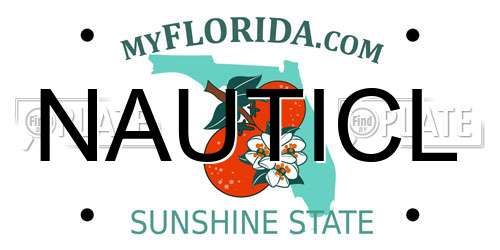 NAUTICL Florida License Plate