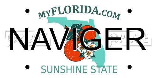 NAVIGER Florida License Plate