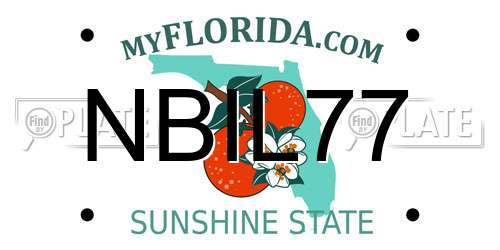 NBIL77 Florida License Plate