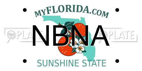 NBNA Florida License Plate
