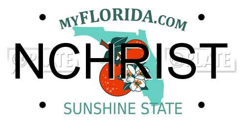 NCHRIST Florida License Plate