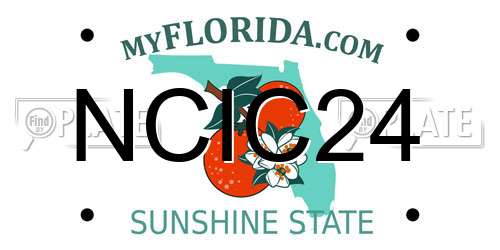 NCIC24 Florida License Plate