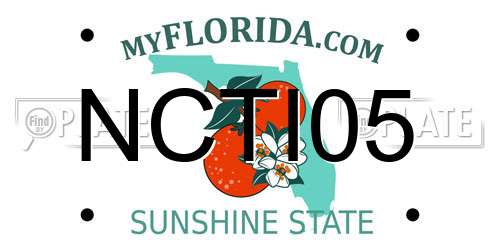 NCTI05 Florida License Plate