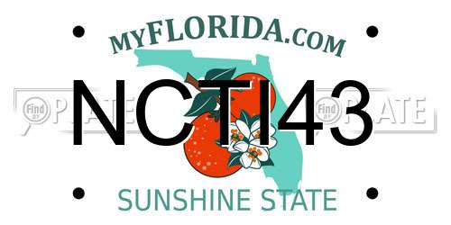NCTI43 Florida License Plate