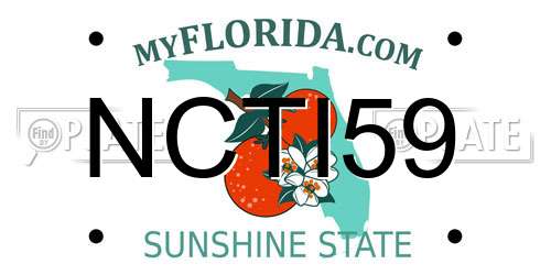 NCTI59 Florida License Plate