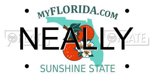 NEALLY Florida License Plate
