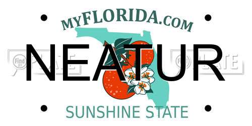 NEATUR Florida License Plate