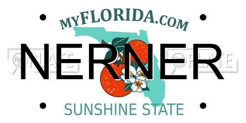 NERNER Florida License Plate