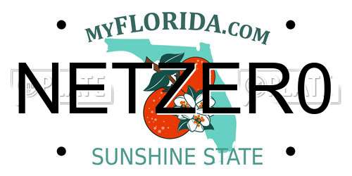 NETZER0 Florida License Plate