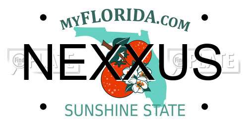 NEXXUS Florida License Plate