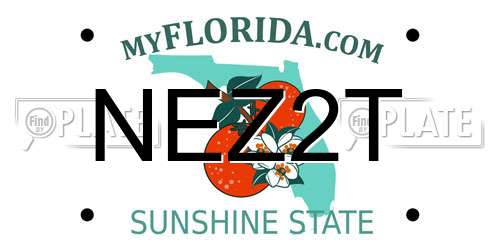 NEZ2T Florida License Plate