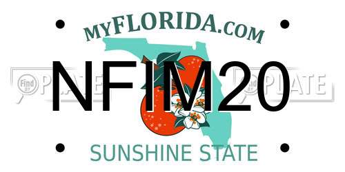 NFIM20 Florida License Plate