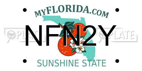 NFN2Y Florida License Plate