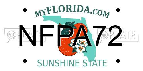 NFPA72 Florida License Plate