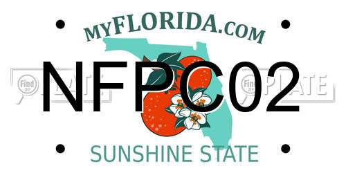 NFPC02 Florida License Plate