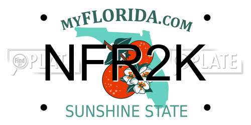 NFR2K Florida License Plate