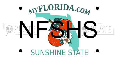 NFSHS Florida License Plate