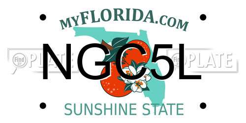 NGC5L Florida License Plate