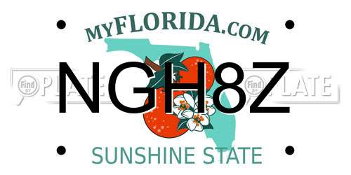 NGH8Z Florida License Plate