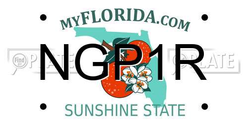 NGP1R Florida License Plate