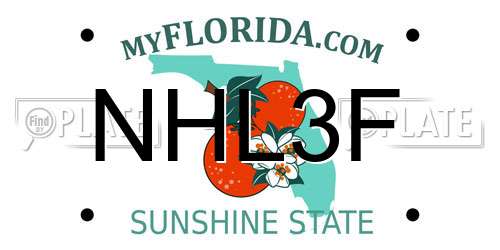 NHL3F Florida License Plate